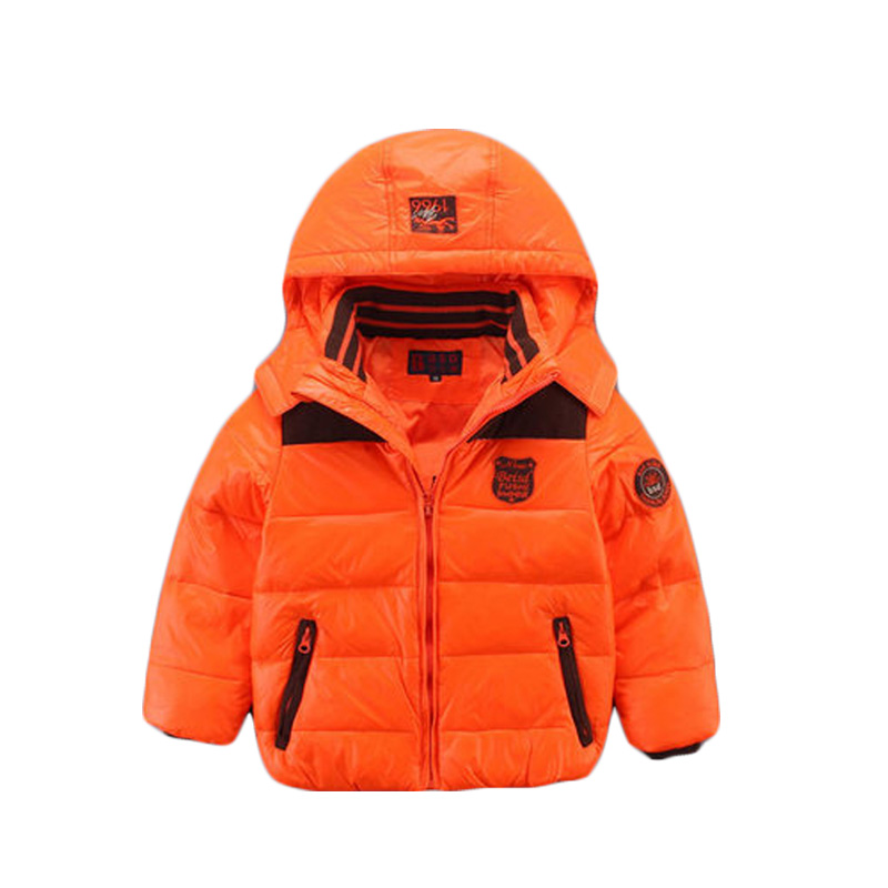 Children thin down jacket can pick off hooded cottonpadded jacket