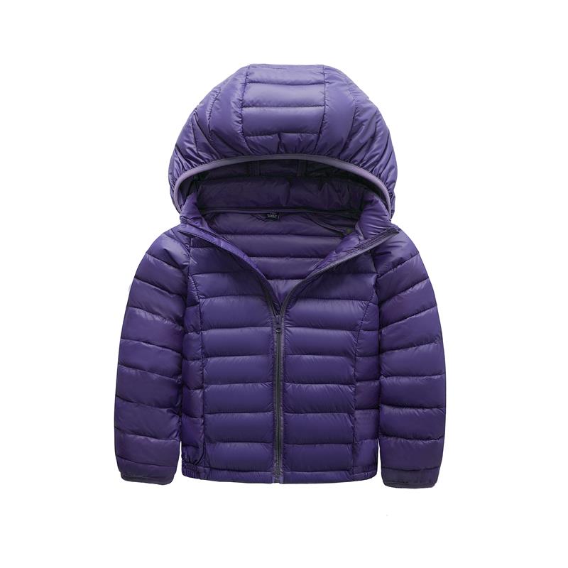 Children's winter fashion thin cottonpadded jacket